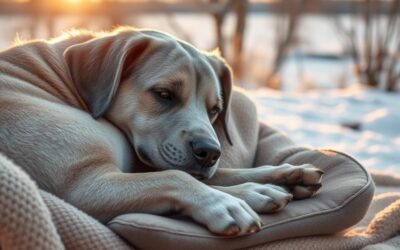 Kutyás blog 24 Idős kutyák téli ápolása – hogyan enyhítsd az ízületi fájdalmakat?