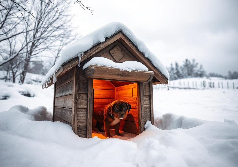 Kinti kutyaház téliesítése lépésről lépésre