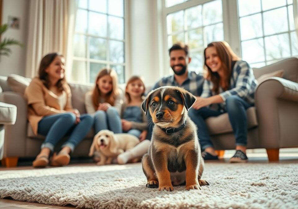 Hogyan vezesd be a kölyökkutyát a családi életbe?