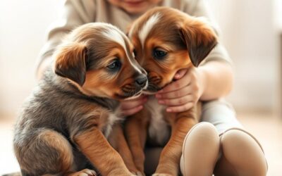 Kölyökkutya első barátai – ember és állat kapcsolatok