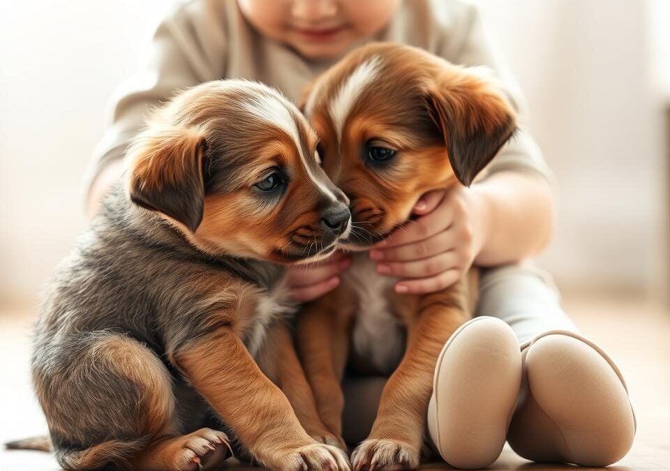 Kölyökkutya első barátai – ember és állat kapcsolatok
