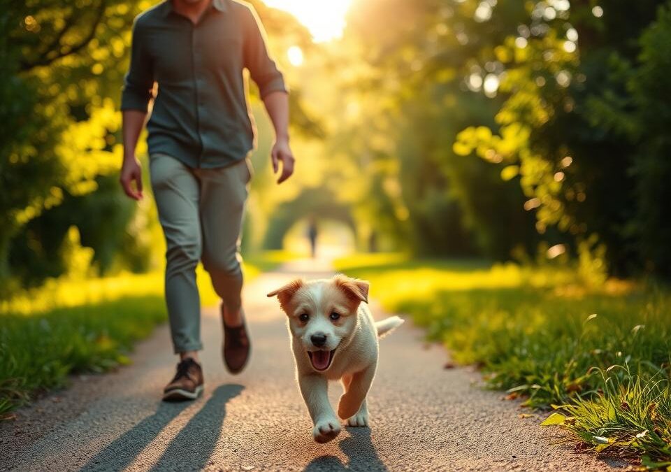 Miért követ állandóan a kölyökkutyád?