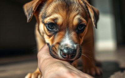 Miért rágja a kölyökkutya a lábad?