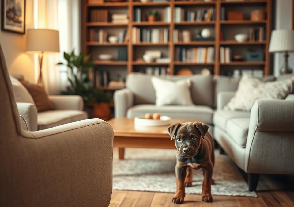Kölyökkutya lakásban – hogyan védd meg a bútorokat?