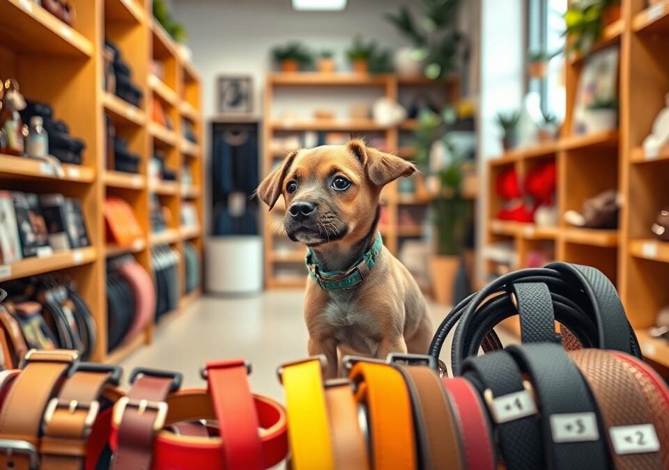 Kölyökkutya nyakörv kiválasztása – méret és anyag