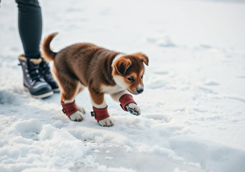 Hogyan szoktasd a kutyát a cipőhöz télen?