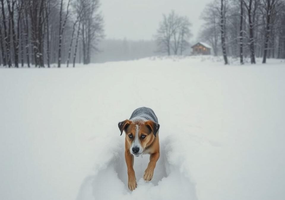 Hóban eltévedt kutya – mit tegyél?