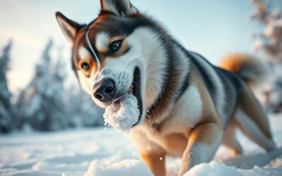 Kutyás blog 23 Hóevés kutyáknál – veszélyes szokás?