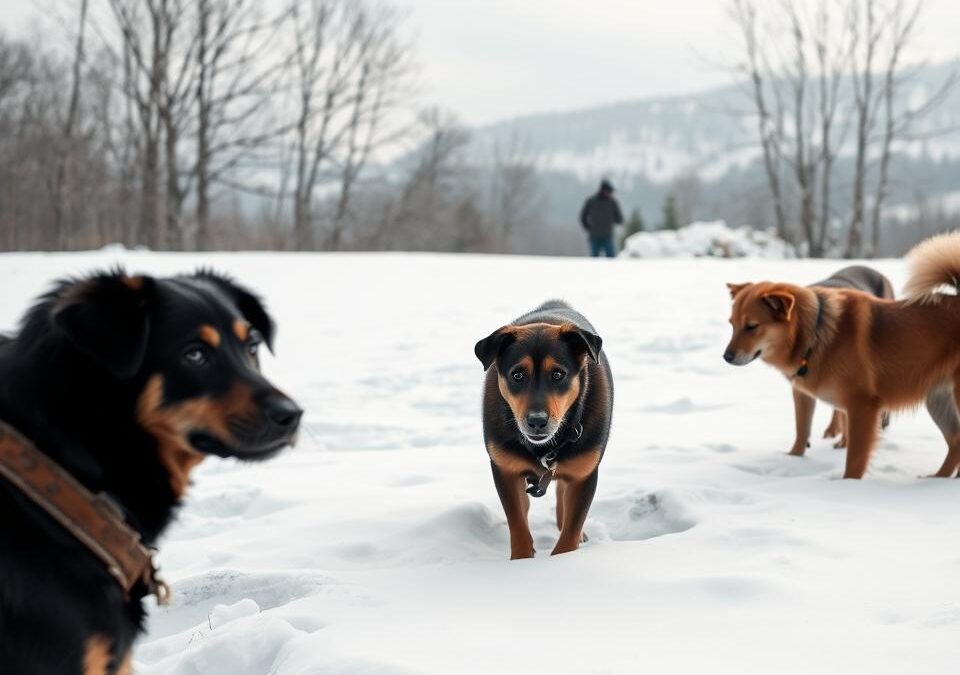 Kutyák látása hóban – mi zavarhatja?