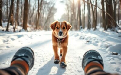 Kutyás blog 19 Téli séták kutyával – hogyan védd meg a mancsát