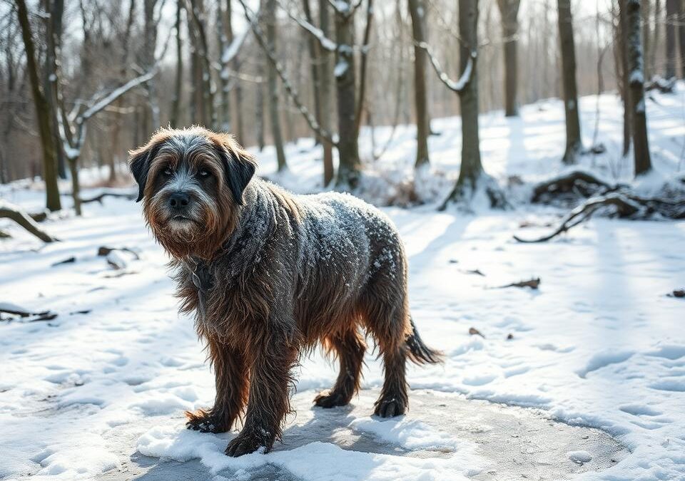 Kutyák bundája és hólé – hogyan tisztítsd meg séta után?