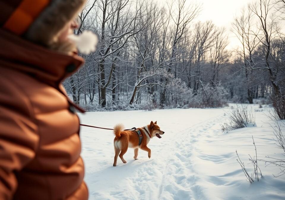 Tippek, hogyan motiváld a kutyád sétára télen