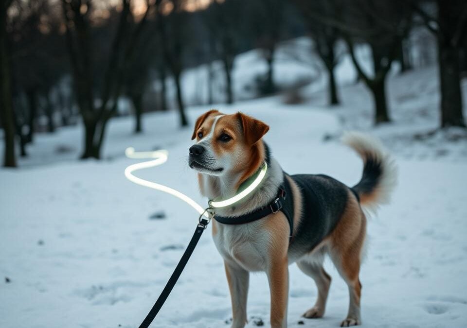 Miért jó a reflektív póráz télen kutyasétákhoz?