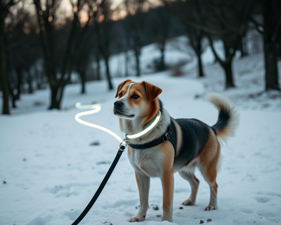 Miért jó a reflektív póráz télen kutyasétákhoz?