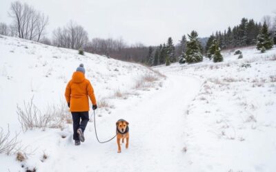 Sár ellenes praktikák kutyasétákhoz télen