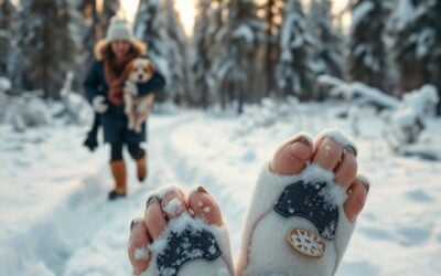 Téli séta hóban – hogyan óvd kutyád lábát?