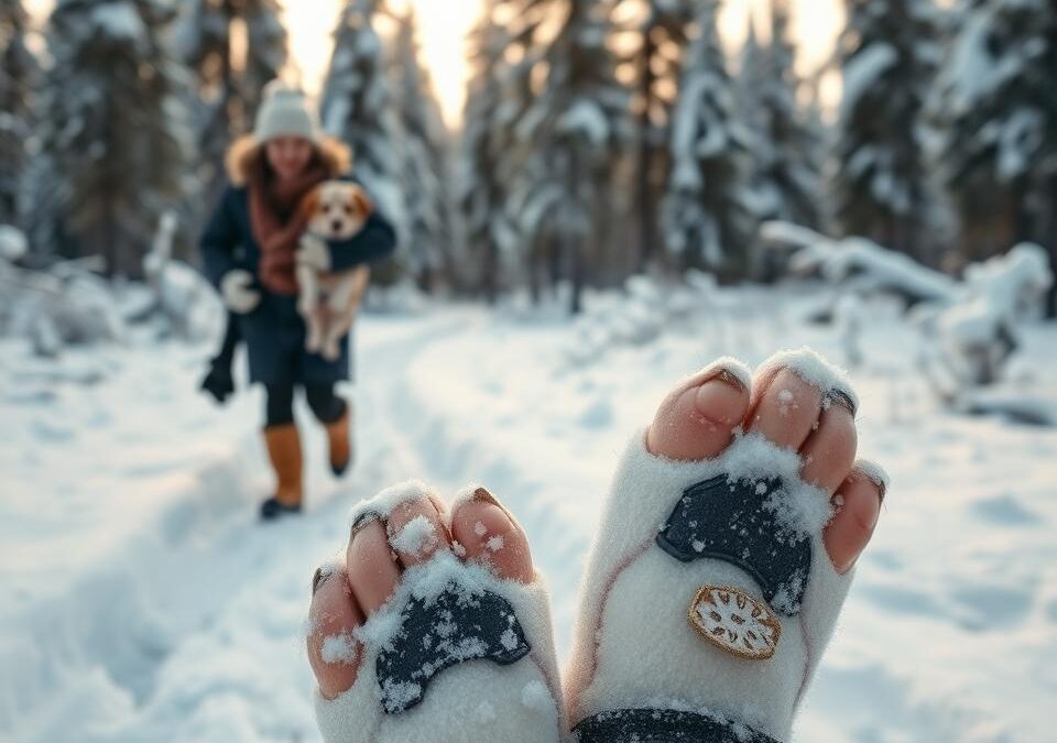 Téli séta hóban – hogyan óvd kutyád lábát?