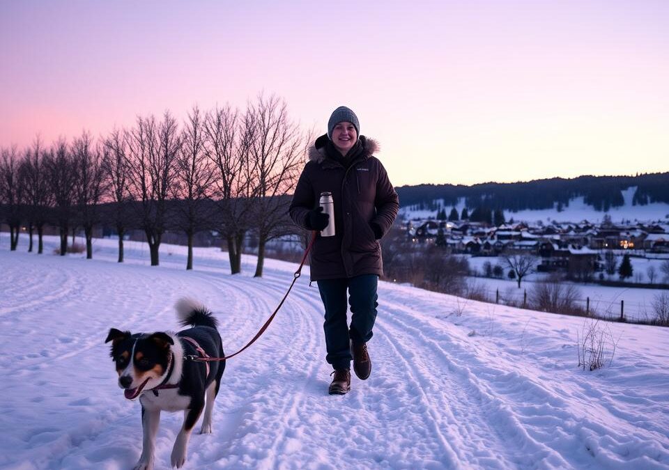 Kutyás blog 15 Mikor a legjobb időpont kutyát sétáltatni télen?