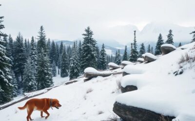 Hogyan válassz túrahelyszínt kutyával télen?