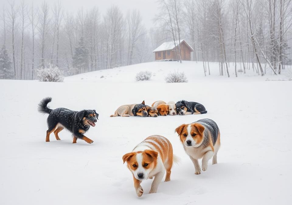 Kutyák téli álomszerű viselkedése – normális vagy sem?