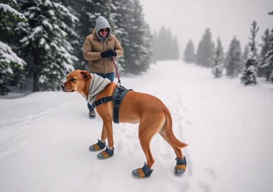 Téli túra kutyával – hogyan készítsd fel fizikailag?
