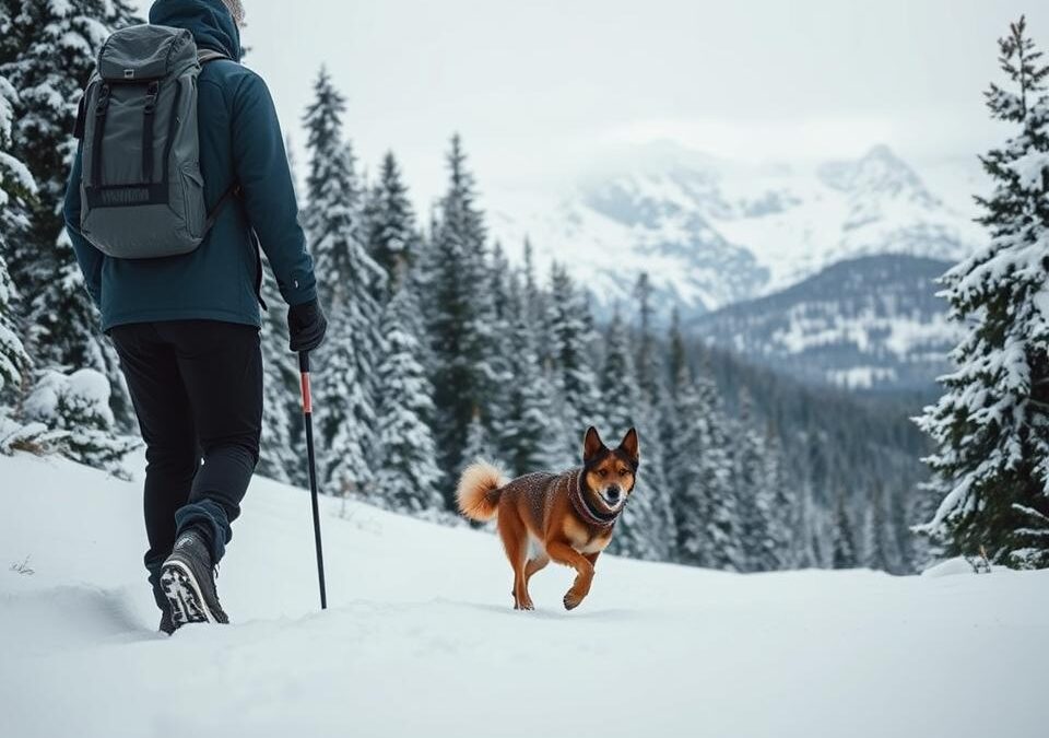 Téli túrázás kutyával – felkészülési tanácsok