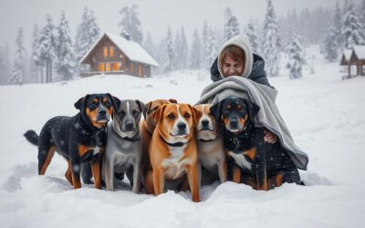 Kutyás blog 21 Kutyák védelme hóviharban – mit tegyél és mit ne