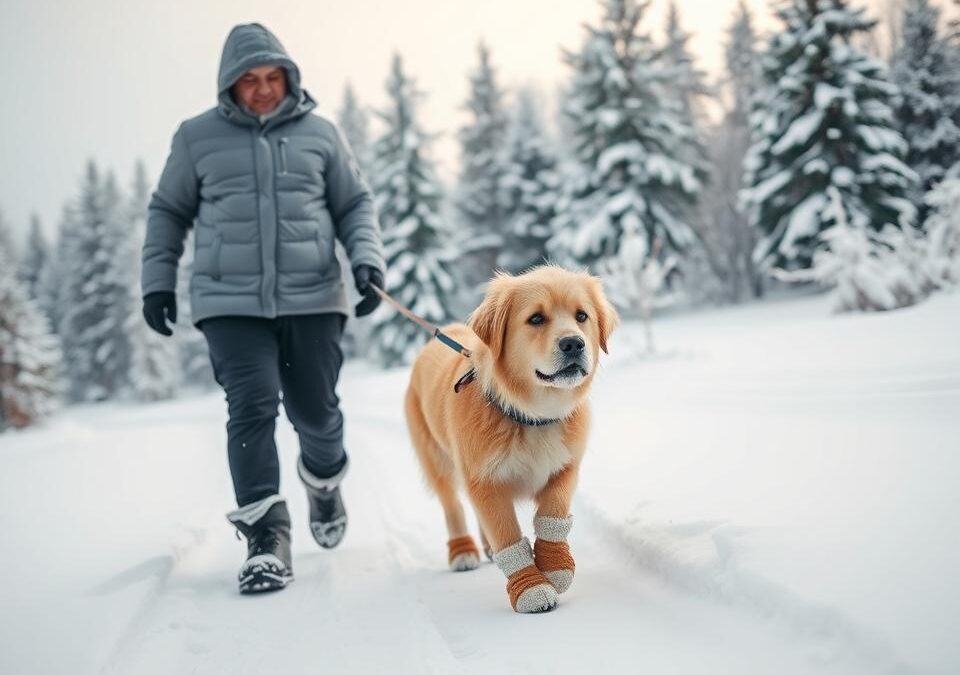 Téli kutyasétáltatás szabályai
