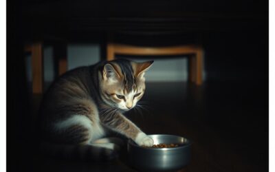 Csak az ágy alatt volt hajlandó enni – most már a konyhában