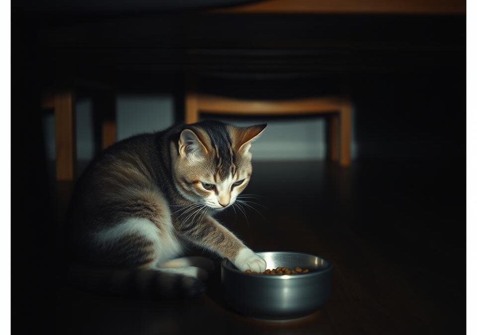 Csak az ágy alatt volt hajlandó enni – most már a konyhában