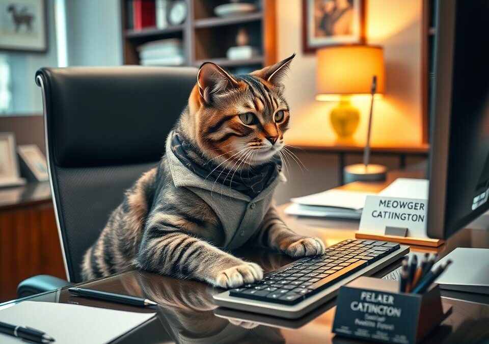 Macska irodai etikett – Minden, amit tudnod kell róla!