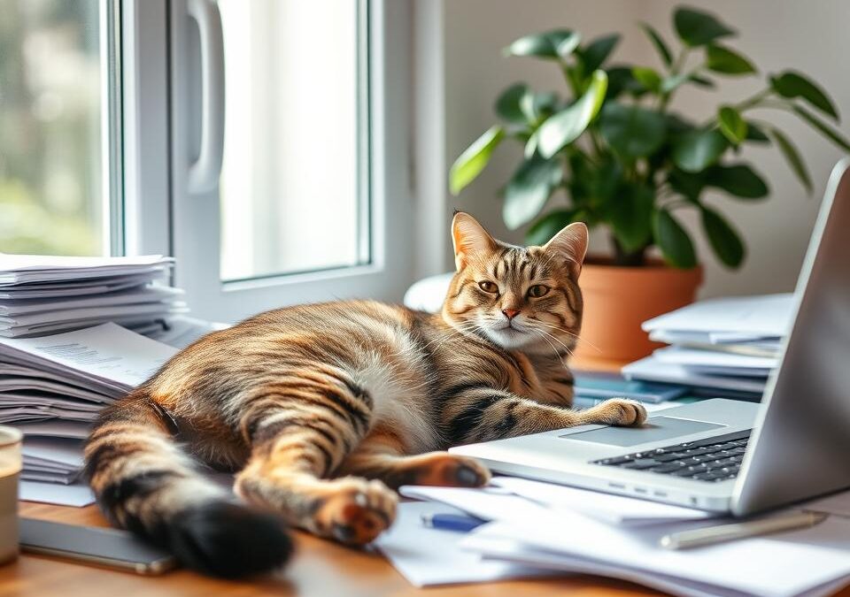 Macska munkahelyi stresszoldás – Minden, amit tudnod kell róla!