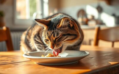 Még a tányért is kinyalja