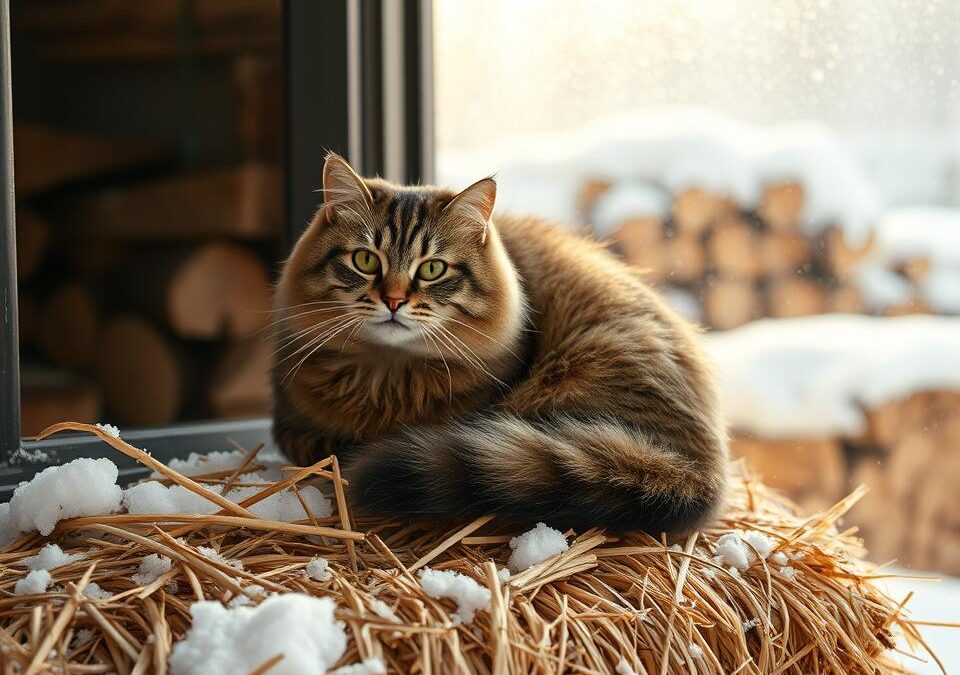 Kinti cicák a télben – hogyan védd meg őket?