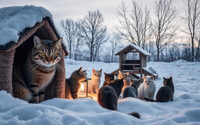 Macskás blog 24 Hogyan segíthetsz a szomszéd kóbor cicáin télen?
