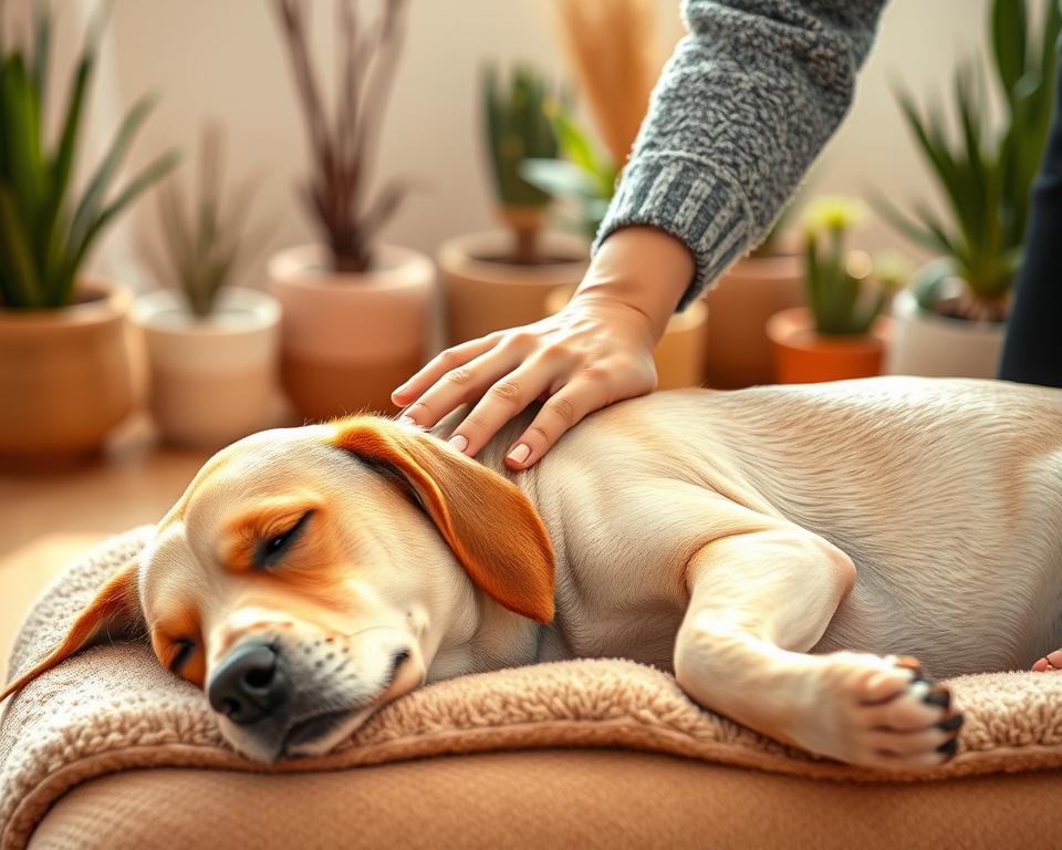 kutya masszázsterápia