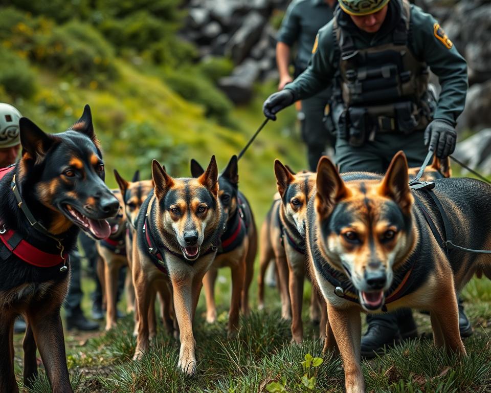 kutya mentőkutyás tréning