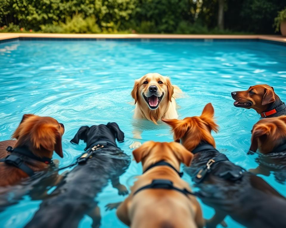 kutya úszásoktatás