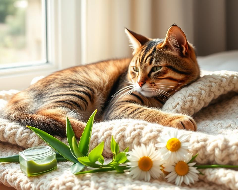 macska bőrirritáció kezelése természetesen