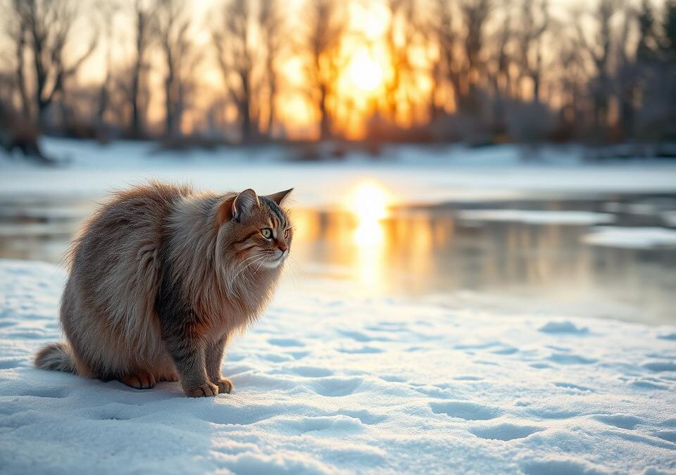 Téli bundaváltás macskáknál