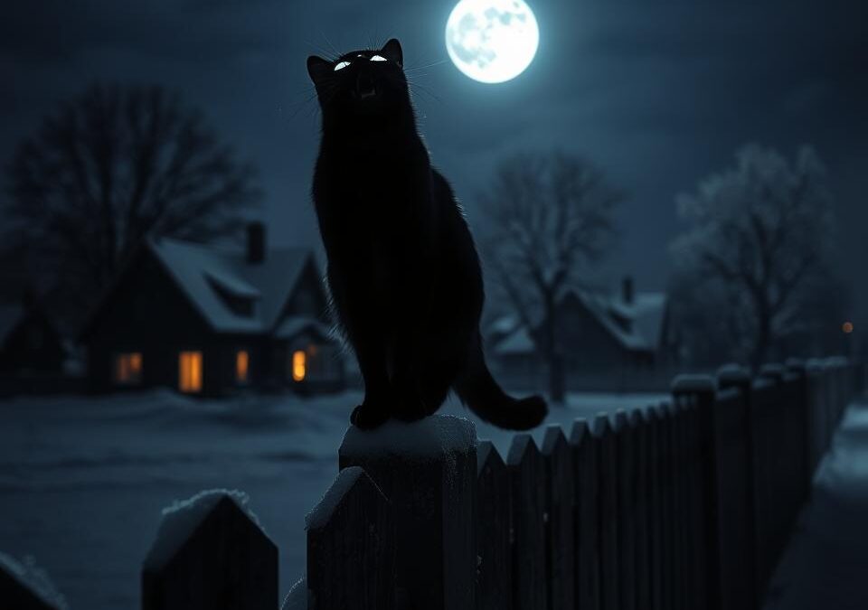 Miért nyávog éjjel a macska télen?