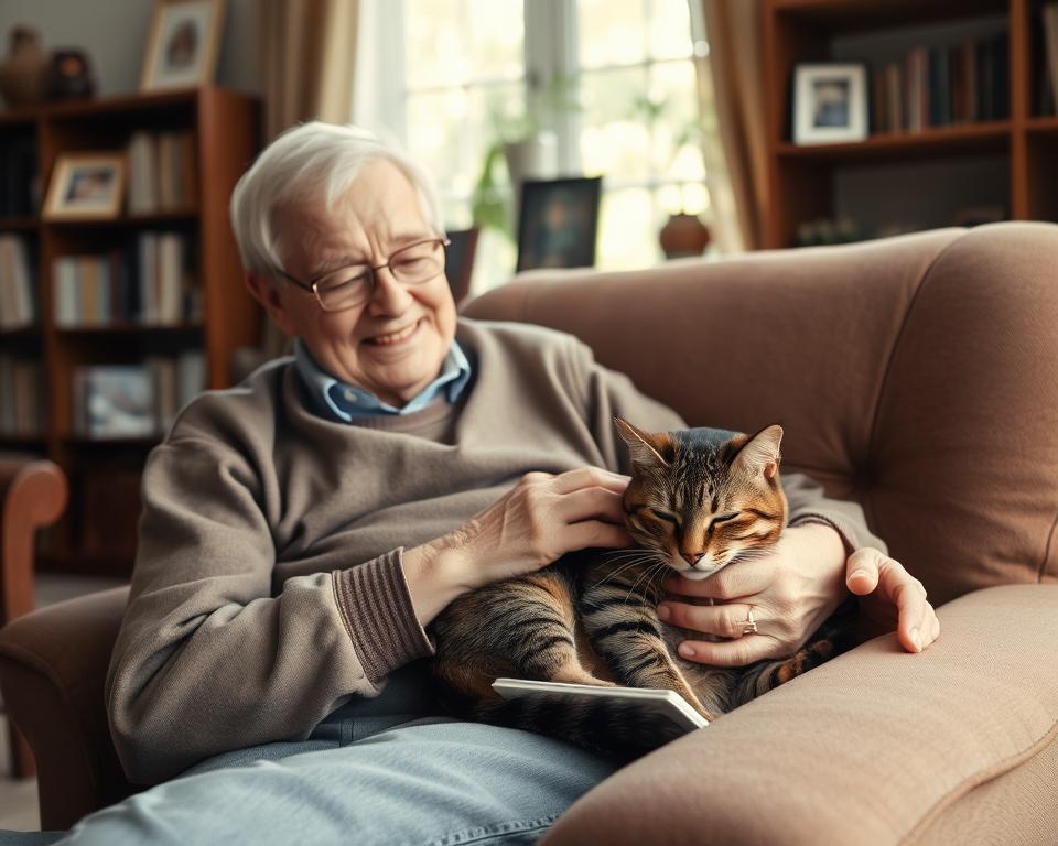 macska és idősek kapcsolata