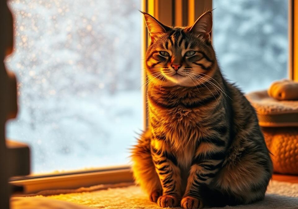 Miért eszik többet a macskád a hidegben?