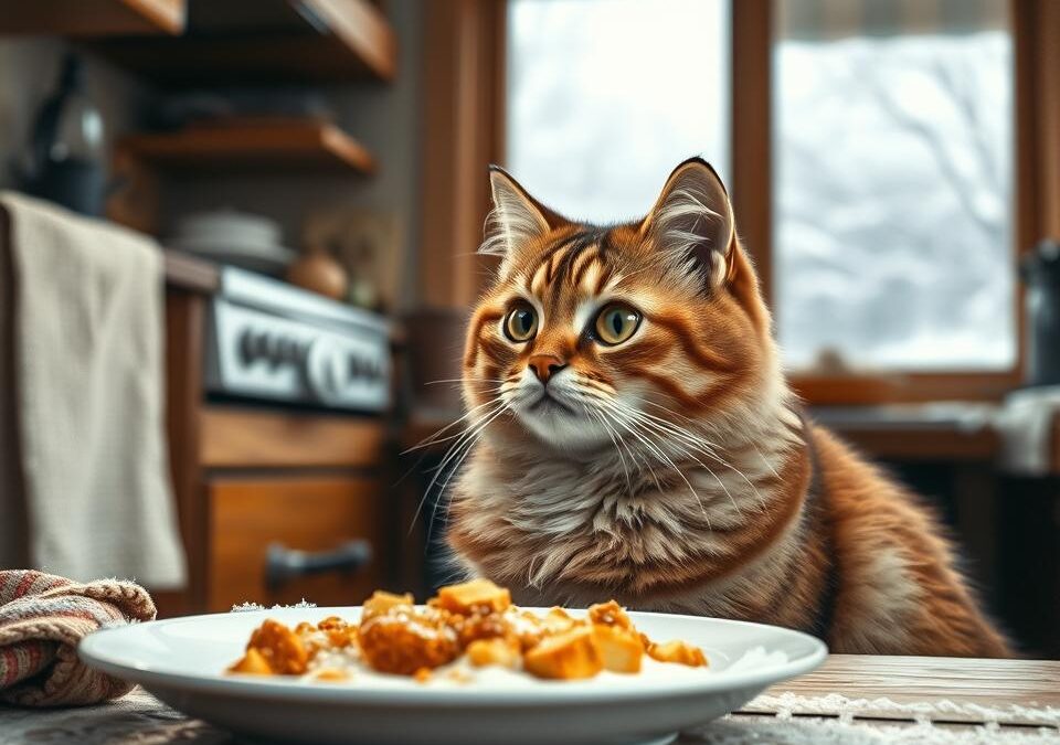 Hogyan változik a macska étvágya télen?