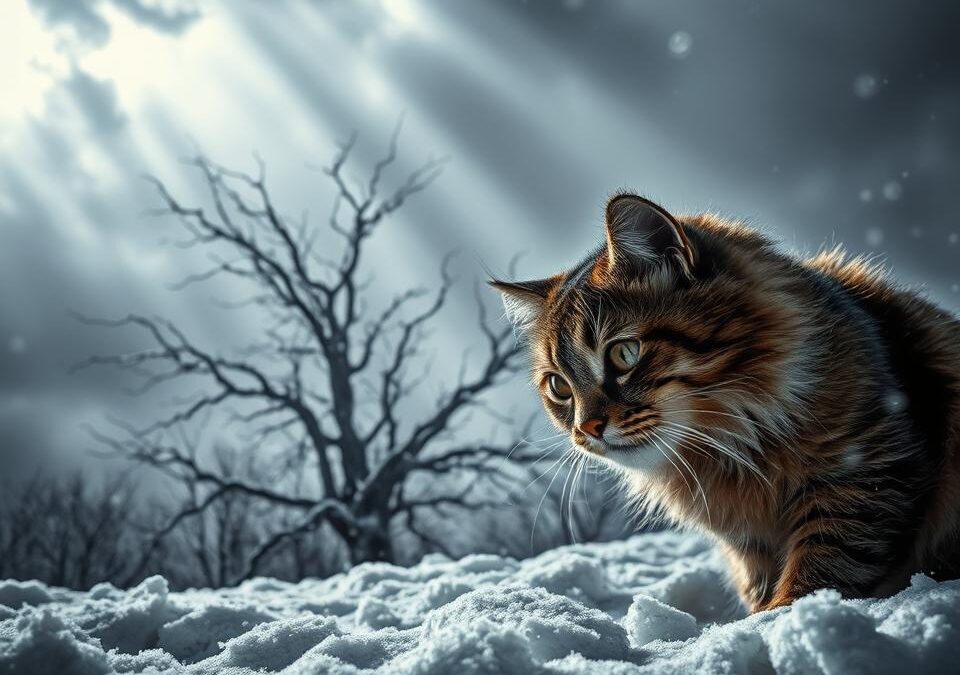 Macskád fél a szélvihartól? Így segíts neki