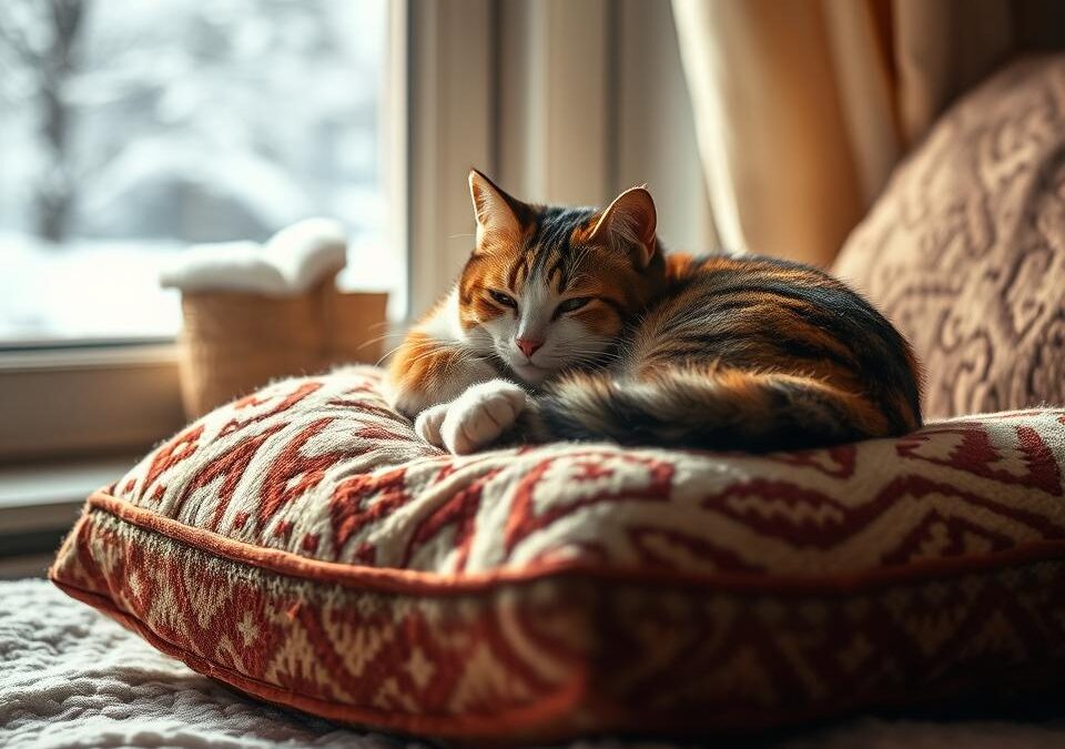 Macska fűtött párna használata – igen vagy nem?
