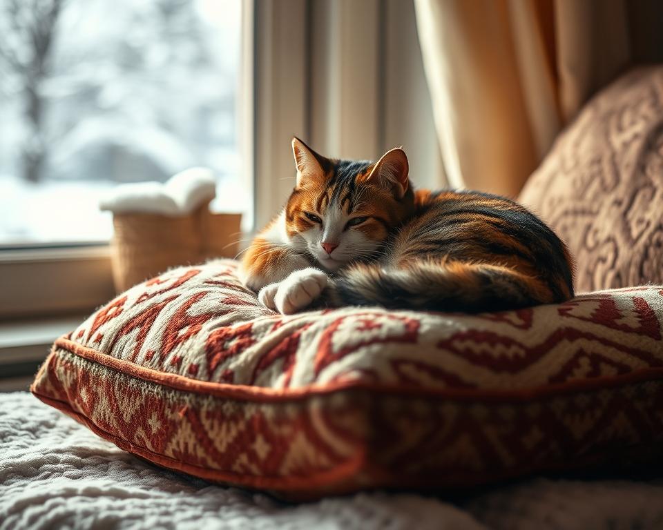 Macska fűtött párna használata – igen vagy nem?