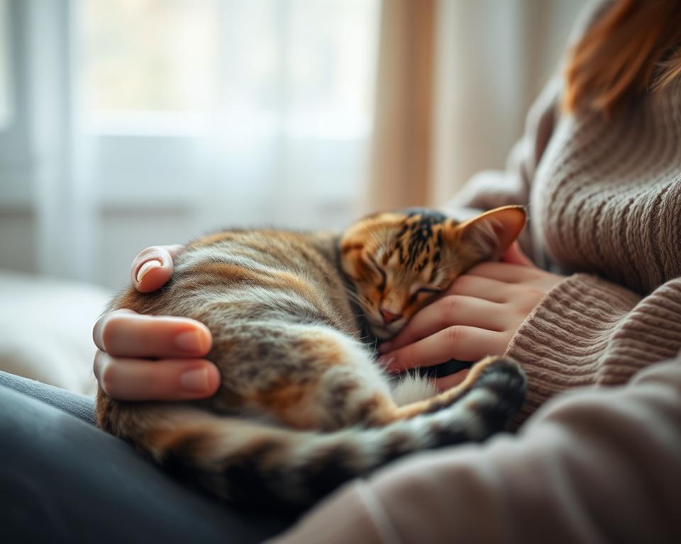 macska gazdihoz való kötődése