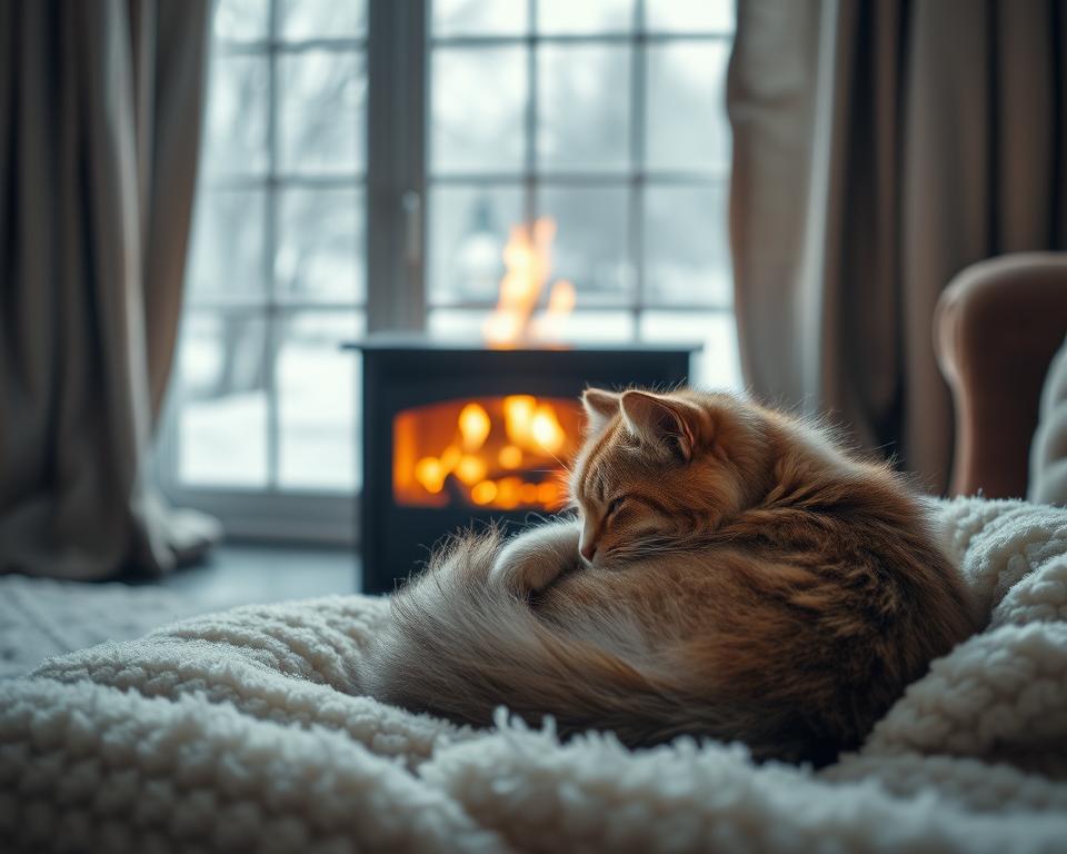 macska hideg időhöz való alkalmazkodás