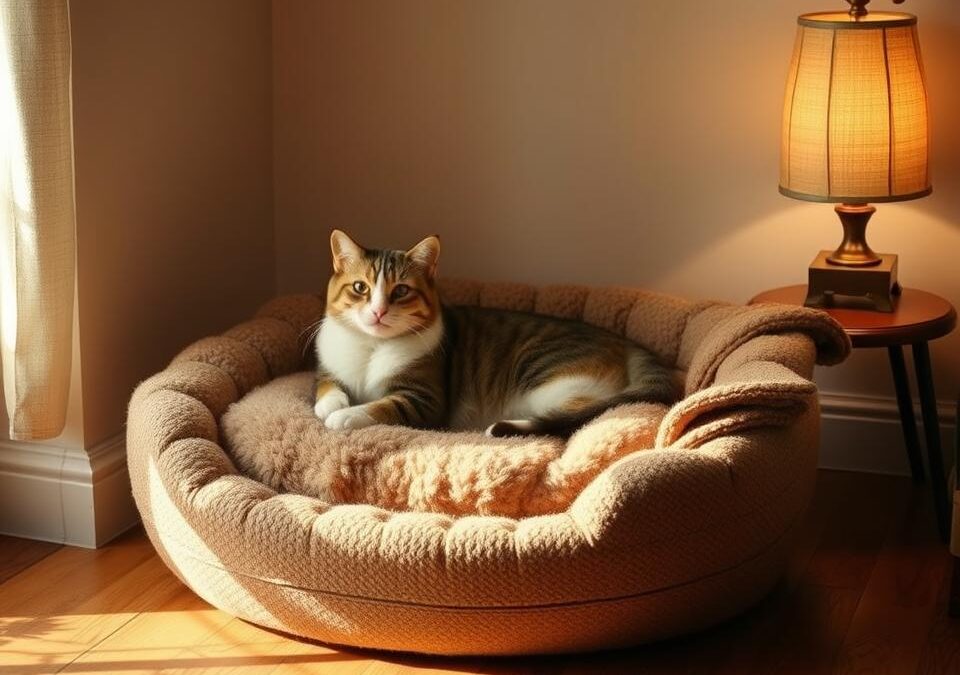 Macska és a hideg padló – tippek meleg fekhelyhez